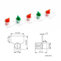 Sceau de compteur YDMS008 pour compteurs électriques, d'eau et de gaz, 1 pièce, vente directe usine, sceau de compteur en plomb