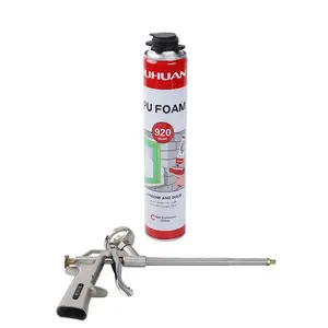 Gun Use Polyurethane Foam Spray Caulking China Factory Direct Sale PU Foam