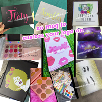 Private Label Lidschatten-Palette hoch pigmentierte matt schimmernde Lidschatten lang anhaltende schweiß feste vegane Lidschatten-Palette