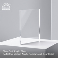 Plaques en plexiglas sur mesure, faciles à découper, résistantes aux chocs, panneaux PMMA transparents pour encadrement d'images, protection de table