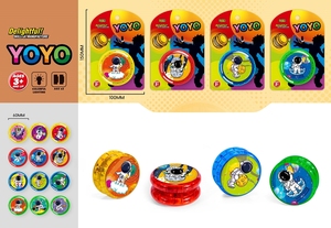 Lijia <span class=keywords><strong>Yoyo</strong></span> de sécurité lumineux en plastique, thème Western Cowboy, multi-styles, pour figures <span class=keywords><strong>3A</strong></span>, design en forme de tambour, système de récupération en gel de silice - Product Image 5