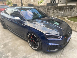 ZNDR Nouveau Capot en Fibre de Carbone Audi A5 S5 RS5 2017-2024 Auto-adhésif Style Transparent Amélioré - Product Image 5
