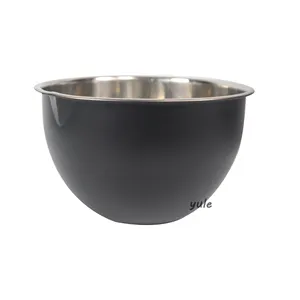 베스트 셀러 제품 쌓을 수있는 그릇 세트 주방용 스테인레스 스틸 믹싱 그릇 3 개 스프레이 페인트 세트