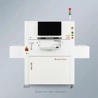 Macchina di Ispezione Pasta Saldante 3D SPI Basata su PLC Sinic-Tek, Telecamera ad Alta Risoluzione, Lente Multi-Resoluzione, Alimentazione 220V, Garanzia 1 Anno