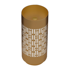 Lavabo sur colonne rectangulaire moderne fait main en acier inoxydable 304, lavabo sur pied monobloc, facile à nettoyer, haut de gamme pour hôtel - Product Image 2