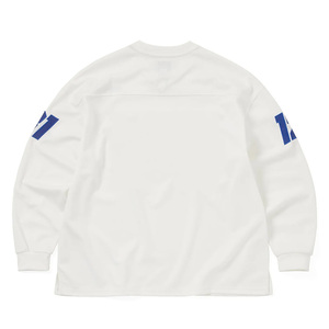 Camiseta de Hockey Blanca Personalizada 26-27, Número 23, Estampado Tackle Twill, Cuello Redondo, Manga Larga, Unisex, para Adultos - Product Image 2