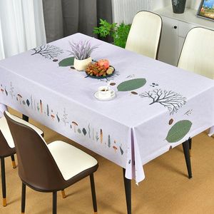 <span class=keywords><strong>Nappe</strong></span> rectangulaire en PVC de style européen, sans lavage, pour table à manger et table basse, idéale pour un usage quotidien à la maison - Offre Spéciale - Product Image 2