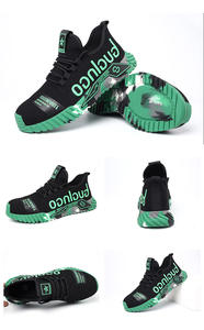 <span class=keywords><strong>Scarpe</strong></span> antinfortunistiche in acciaio traspirante in gomma Sole un comodo e funzionale antiscivolo con lacci per <span class=keywords><strong>misure</strong></span> di sicurezza estive - Product Image 5