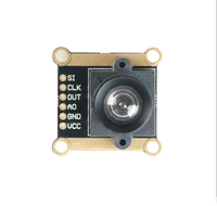Modul CJMCU-1401 TSL1401CL 128*1 Lensa CCD Linear Sudut Ultra-lebar 120 Derajat Modul Kamera Pelacak Garis Hitam Putih