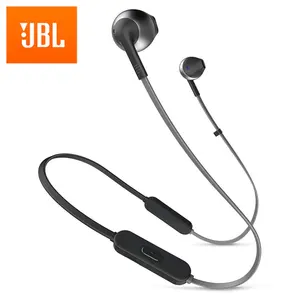 หูฟังบลูทูธ super bass jbl Suppliers-ใหม่ JBL TUNE205BT Blue-Tooth หูฟัง JBL หูฟังไร้สายหูฟังไร้สาย BT Smartphone Universal