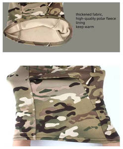 Unisex Custom Winter Fleece Sturmhaube Wasserdichte <span class=keywords><strong>Ski</strong></span> maske für Outdoor-Sportarten zum Skifahren Radfahren motorrad fahren Angeln - Product Image 5