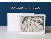 Dropshipping Lumière LED de Nuit 3D de Luxe Décoration Maison Lampes Boîte à Lumière en Papier Découpé Personnage d'Anime Final Fantasy Articles Cadeaux pour Hommes