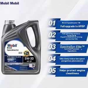 Zsq Mobil speedmaster 2000 hoàn toàn tổng hợp 5W30 sp & 5W40 động cơ ô tô dầu bôi trơn 4L lỏng NSF đặc điểm kỹ thuật - Product Image 2