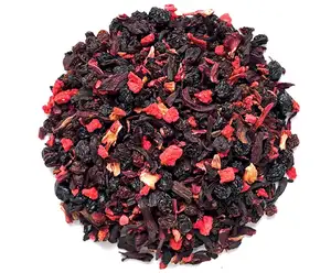 Premum loose dried fruits Blueberry Strawberry flavor tea Black Currant berry tea factory wholesale price