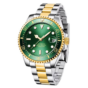 Montre mécanique de sport de luxe de qualité 5A, marque F17, acier inoxydable, cristal saphir, analogique, luminescente, mouvement automatique, personnalisée - Product Image 1