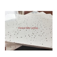 Carreaux de plafond décoratifs 2x4, panneaux de fibres minérales noires