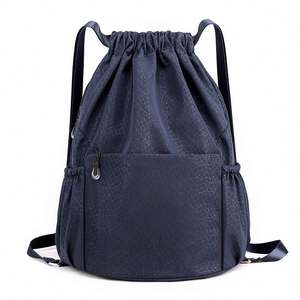 Wholesale Polyester <b>Drawstring</b> <b>Backpack</b> for Unisex Outdoor Enthusiasts-Ideal for Swimming Basketball Football All Gym Activities - Product Image 1