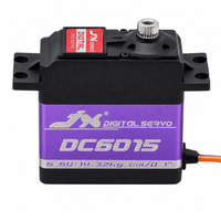 Moteur servo numérique JX DC6015 62g avec coque en aluminium, moteur à engrenages métalliques, pièces de rechange pour hélicoptère, voiture, avion, bateau, véhicules RC, jouets