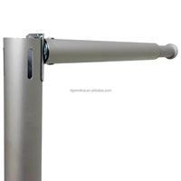 2 Soportes Profesionales Modernos y Elegantes de Aluminio para Telones de Fondo, de 10 a 18 Pulgadas, Kit de Soportes de Tubo para Telones de Fondo con Marco Doble