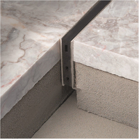 Joints de dilatation en laiton pour carrelage, profil personnalisé doré, joints de dilatation en alliage d'aluminium, accessoires pour carrelage en céramique
