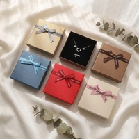Wholesale Luxury Paper Box High End Jewelry Box Rigid Square Heaven Earth Cover Recyclable Qixi Valentines Day Ring Box