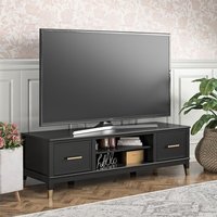 Meuble TV moderne de 50 à 65 pouces, table console, style antique avec tiroirs, panneau en bois pour le salon, fabricant direct
