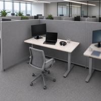 Cadre de bureau électrique à double moteur, réglable en hauteur, pour poste de travail au bureau