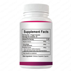 OEMプライベートラベルラズベリーアフリカンマンゴーグリーンティー脂肪バーナーカプセル60カウント大人のための減量ピル - Product Image 2