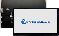 Proculus Pantalla de 7 pulgadas Lcd Tft 1024X600 Pantalla táctil Pantalla DE LA HD-MI Raspberry Pi Pantalla táctil Pantalla LCD Ips DE LA HD-MI