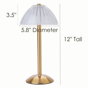 โคมไฟตั้งโต๊ะ LED สไตล์นอร์ดิกสมัยใหม่ ควบคุมด้วยระบบสัมผัส ไร้สาย ชาร์จไฟได้ ถนอมสายตา เป็นมิตรกับสิ่งแวดล้อม เหมาะสำหรับร้านอาหารและโรงแรม - Product Image 3