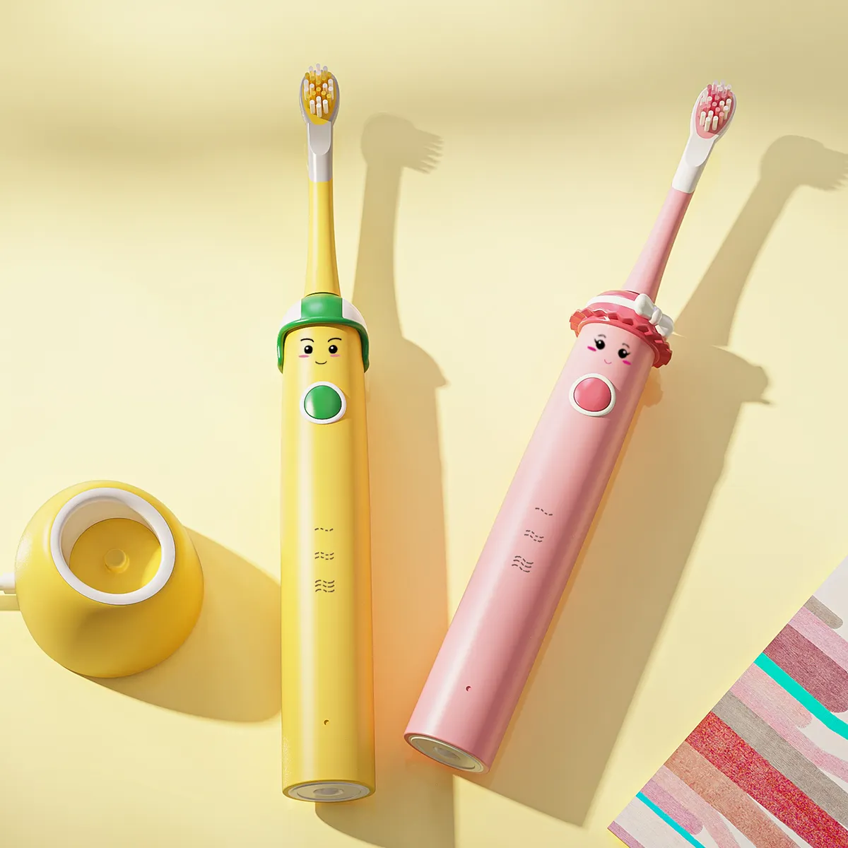 Cute lovely cartoon Sonic Kids children's electric toothbrush for kids