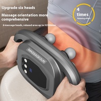 Pistolet de Fascia à Six têtes de qualité professionnelle masseur de Relaxation musculaire sans fil Vibration haute fréquence profonde pour le corps pour la taille du dos