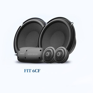 Haut-parleurs coaxiaux de voiture de haute qualité HM pour FIT-6CF 6F 6,5 pouces, composants en fer, <span class=keywords><strong>tweeter</strong></span>, caisson de basses 2 voies, système audio, DC 12V - Product Image 1