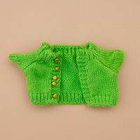 Vêtements de poupée tricotés à la main, nouveaux, en gros, chemises tricotées colorées macaron, produits de remplacement pour vêtements de poupée