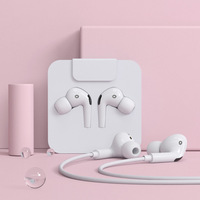 Earphone Bluetooth In-ear Berkabel dengan Kontrol di Kabel dan Earbud.