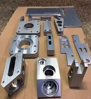 Servicios de Mecanizado CNC de Precisión, Soportes de Montaje en Ángulo Anodizados, Piezas de Hardware para Equipos de Procesamiento Industrial