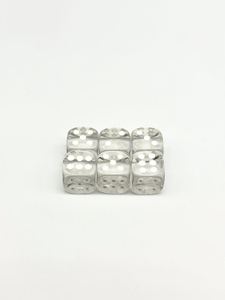 Acrylic Crystal Clear Round Corner Six Sided Dice Creative <b>Mahjong</b> Game Theme for Bar Supplies Tabletop Gaming Dice <b>Set</b> - Product Image 5