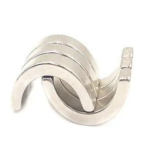 Special Neodymium Iron Boron Magnet For Water Pipes/Strong Magnetic Semi Circular Arc Magnetic Tile/Strong Neodymium Magnets