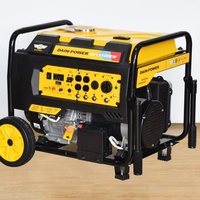 Générateur haute puissance 12 kW, moteur OHV 4 temps refroidi par air, 3750 tr/min, réservoir d'essence sans plomb de 31 L, système AVR