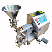 Machine complète pour bouteilles machine de remplissage semi-automatique de cônes de tubes de lait condensé de compote composite
