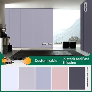 แผ่นผนังตกแต่งภายในไม้สไตล์โมเดิร์น ขายส่งจากโรงงาน ติดตั้งได้ทั้งหลัง กันน้ำ มีหลายสีให้เลือก - Product Image 1