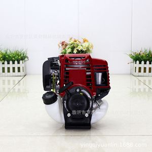 Moteur à essence 140FA pour tondeuse rotative, pièces de tondeuse à gazon, modèle rouge avec réservoir de carburant et poignée de démarrage - Product Image 2