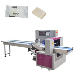 Multifunction Flowpack Eco Friendly Handmade Solid Laundry Bar Soap Hotel Sealing Packing Machine