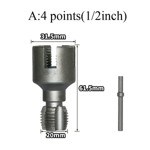 1/2inch 3/4 inch ống nước tap cho PPR nội bộ bên ngoài chủ đề tap Opener khoan điện dụng cụ cầm tay PVC Ống <span class=keywords><strong>threading</strong></span> công cụ - Product Image 2