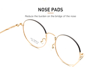 Lunettes de soleil rondes rétro personnalisées pour hommes Lunettes solaires en métal Lunettes de soleil légères à la mode pour femmes