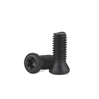 Vis à métaux Torx de haute qualité à tête plate ronde M3 M4 M5 12.9 Grade en acier allié CNC fleur de prunier vis à tête fraisée