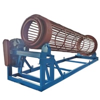 Cribleur mobile à tambour diesel de fabrication chinoise, pour la séparation des couches supérieures de terre et des pierres, personnalisable