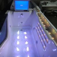 Bañeras de baño, bañera de masaje de piscina giratoria, baño de australia Acrílico