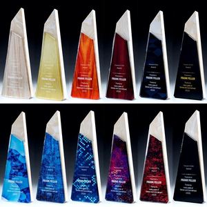 Custom High Quality Engrave Marble Trophy Crystal Awards Employee <b>Gifts</b> Corporate Trophie - Product Image 1