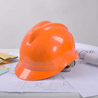 Casque de sécurité ABS rouge à meilleure structure optimale CE EN 397 Casque de sécurité compressif pour les travailleurs de l'industrie de la construction